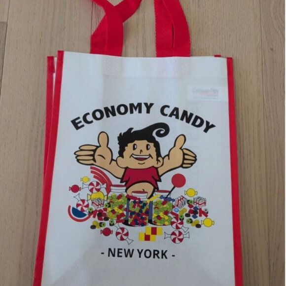 ECONOMY CANDY NYC NEW YORK CITY TOTE SHOPPING BAG LOGO 12.5 x 10 - Picture 2 of 2